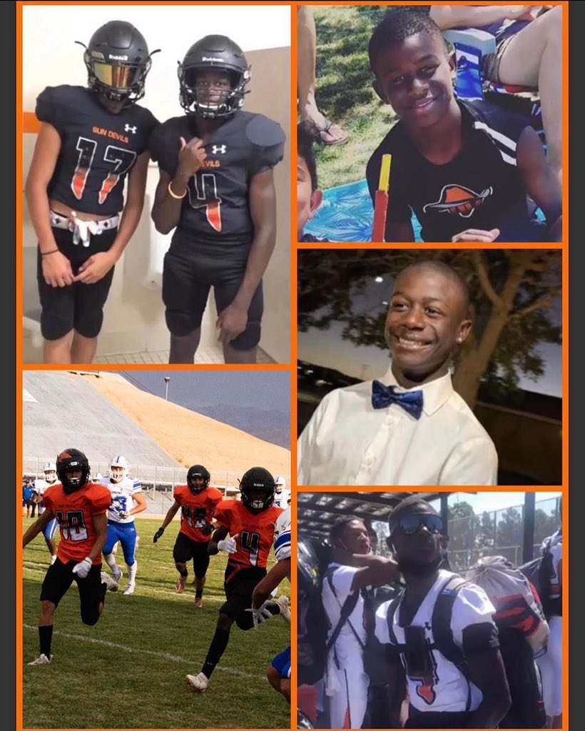 Our #4 Lawrence Andrews🤍🤍🤍
We miss you and your smile so much but know you’re always watching over us. #LLL

Make sure to wear🔸orange🔸 tonight at the vigil 6pm at James Woody.