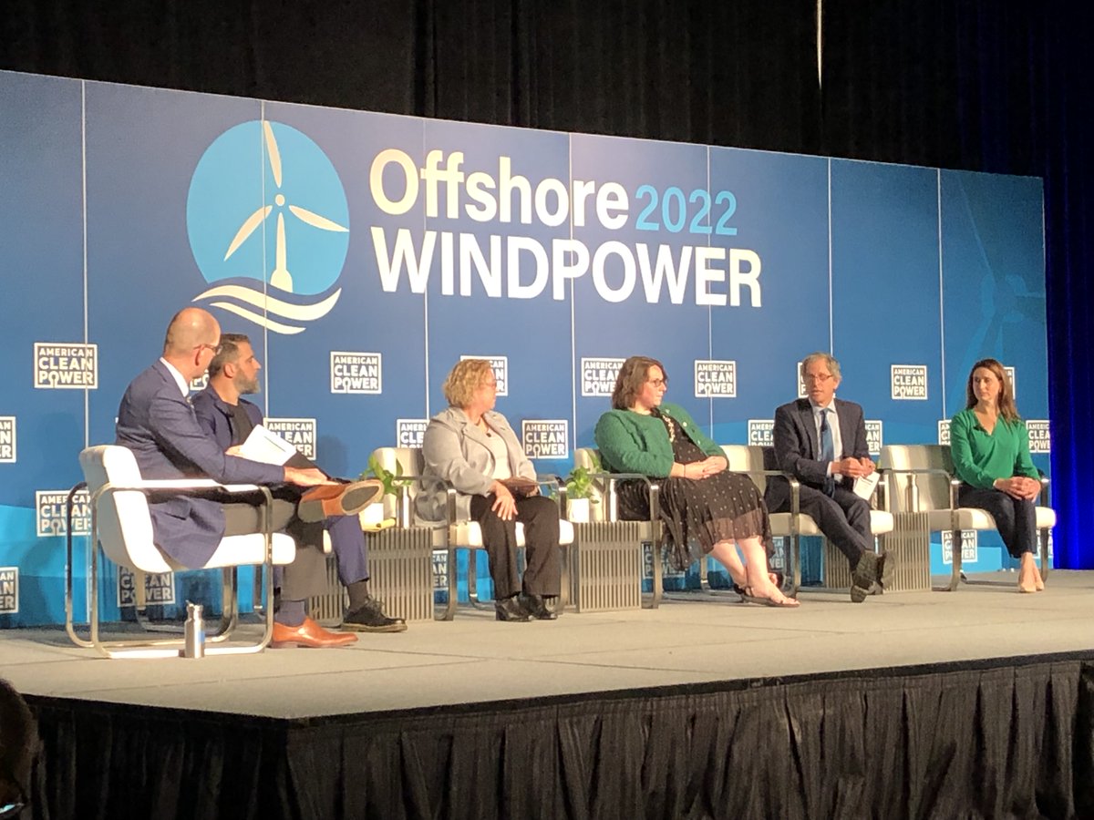 CalvertStreet's tweet photo. While countries like England derive nearly a quarter of their energy from #offshorewind, slow permitting, NIMBYism and litigation have kept the U.S. largely out of offshore wind production. That’s one of the topics at @USCleanPower’s #ACPoffshore22 in Providence, RI this week. https://t.co/PAoc3RayKA
