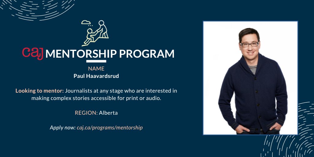 Are you interested in radio? Or the economy? As the Cost of Living host on CBC Radio One, @PaulHaavardsrud understands both. He's been working as CBC's business reporter for over ten years. Apply to work with Paul by Nov. 1: caj.ca/programs/mento…