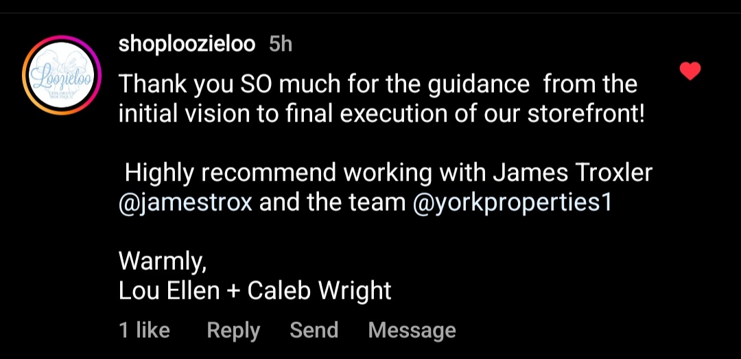 YorkProperties1's tweet photo. The best kind of compliment is a recommendation to others! 

We would enjoy the opportinuty to discuss your CRE needs. Whether its #Accounting, #Brokerage, #PropertyManagement, #Security, #Construction, #landscaping or #HOAmanagement...we have everything you need under one roof. https://t.co/rWEBo6rWgf