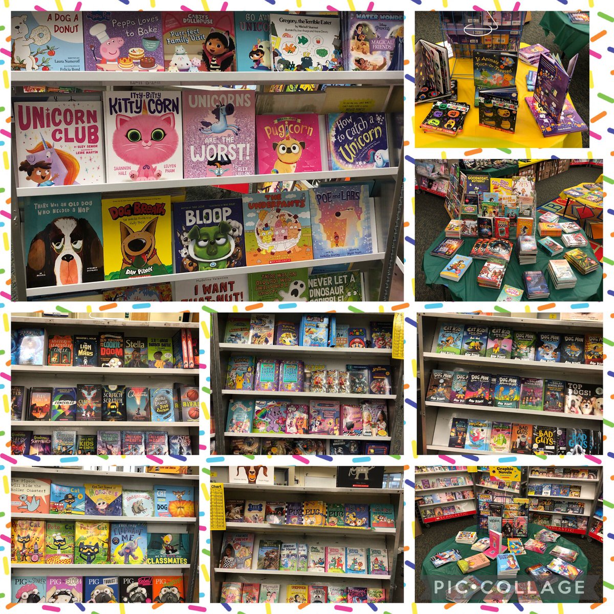 CESlovesbooks's tweet photo. The Scholastic Book Fair starts tomorrow!! Check the schedule to see when your child attends the book fair! @CESCorkyBear https://t.co/6yoIyy67kE
