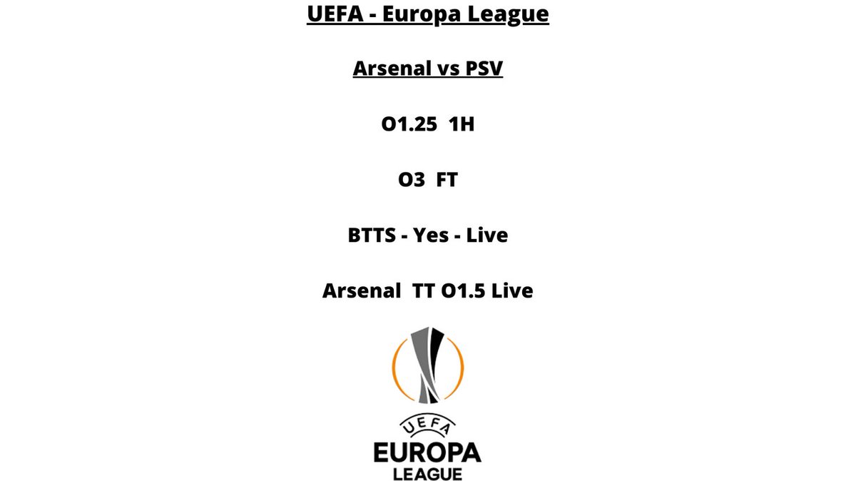 ROICapper1's tweet photo. Show Support by Hitting the Like Button or Retweeting. 👊🙏
⚽️ https://t.co/v0g3jcOlk1 ⚽️
#uefa #europaleague #arsenal #psv #arsenalvspsv #sportsbetting #freeplay #sportsbettor #liveplays #sportsbets #sportsbettor #sportsbet #sportsbettingtips #europaleaguebets # https://t.co/KVe7B3VDzf