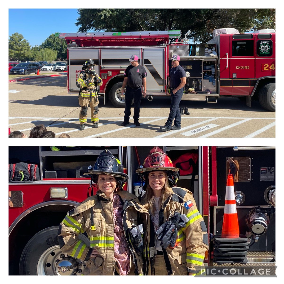 OCTArington's tweet photo. We loved having Colleyville Fire Department coming back out to teach us all about safety! #OCT4U @OCTRichardson https://t.co/lAs3xXVVCD