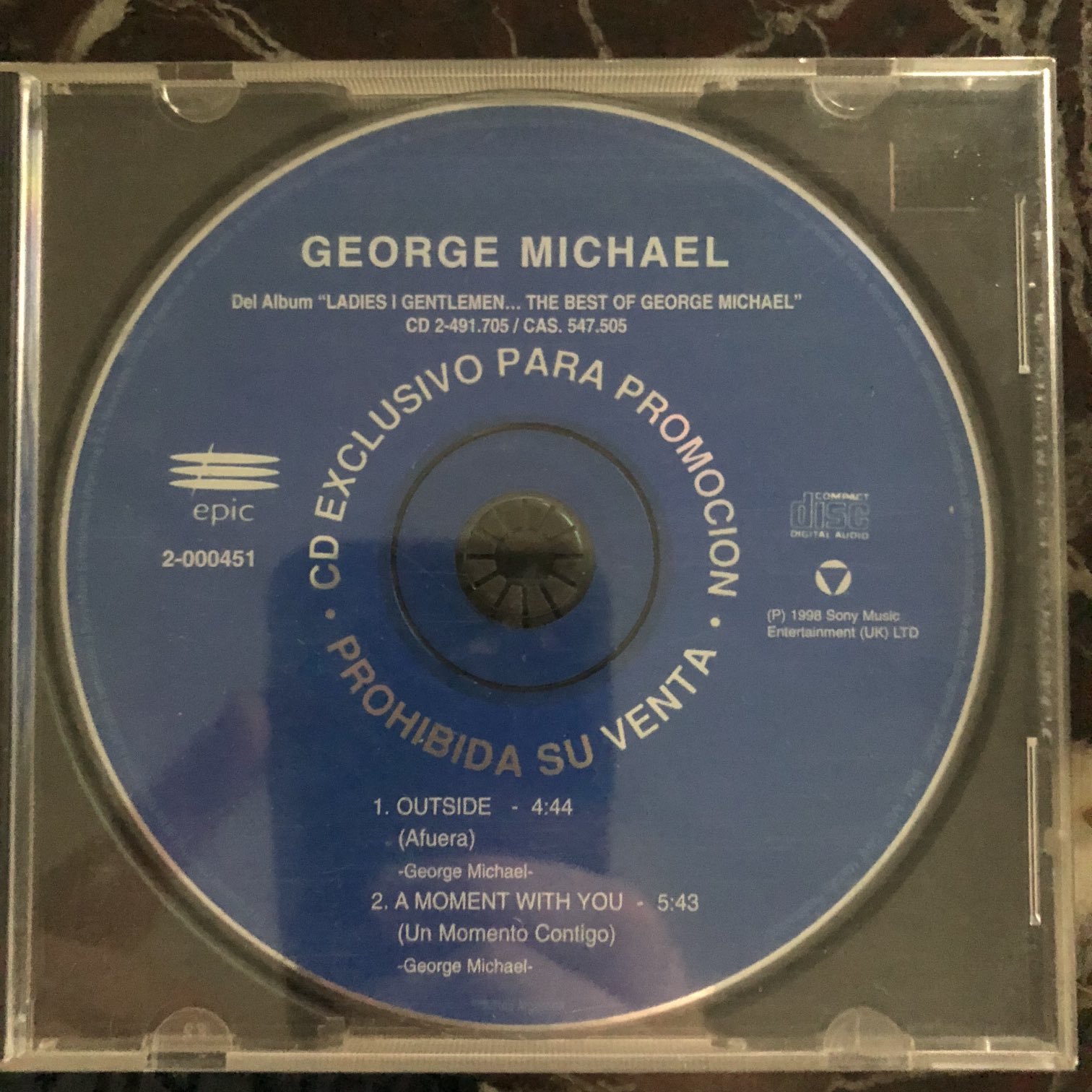 George Michael Outside プロモCD George Michael Outside プロモCD
