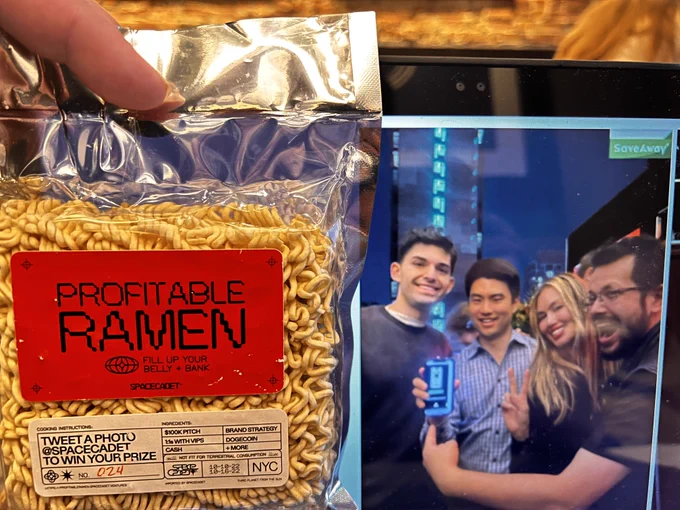 Profitable 🍜 to #saveaway for what matters @ #nytechweek