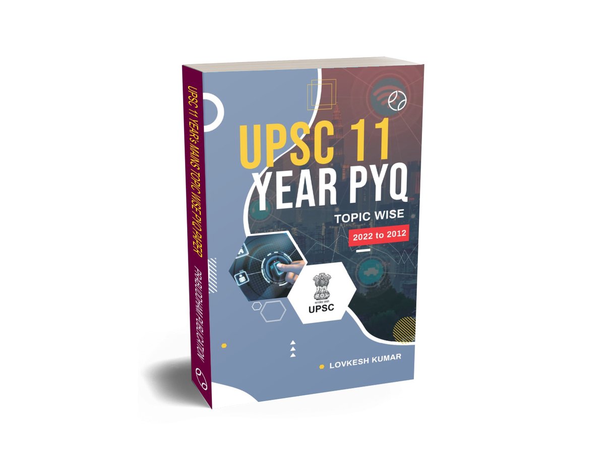 PrabuddhamBooks's tweet photo. UPSC 11 YEAR'S MAINS TOPIC WISE PREVIOUS YEAR QUESTION PAPER

A must have book for UPSC aspirant appearing in 2023 civil services.

Buy: https://t.co/zqCfwGY8nC https://t.co/ia2tv1a5cG