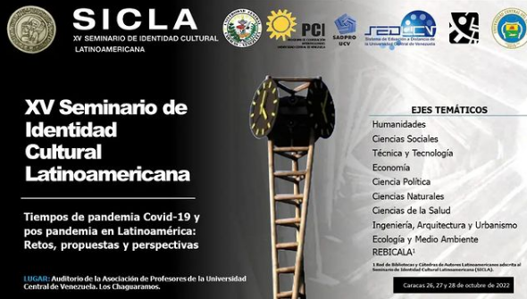 imffiucv's tweet photo. Invitación al XV Seminario de Identidad Cultural Latinoamericana. 26 al 28 de octubre 2022.
https://t.co/DckrtL0yfb https://t.co/ryim6AByeN