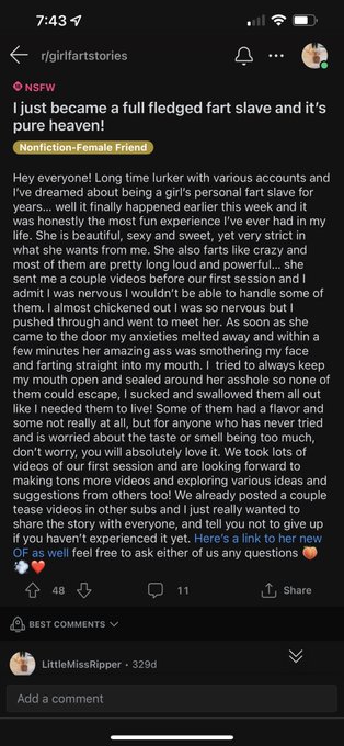 Awww still remember this sweet testimonial after I destroyed his nose with my gas! 🥰🥰🥰🥰 https://t.co<a href="/tag/mvsales"class="tags"><span>#mvsales</span></a>