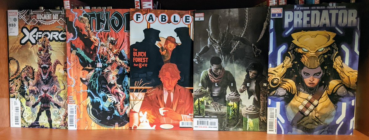 Kurtopolis's tweet photo. Happy #NCBD everyone! Another decent size week for me! No idea where I'm gonna start. What are you excited about?! #comics https://t.co/YTlM9EGq6N