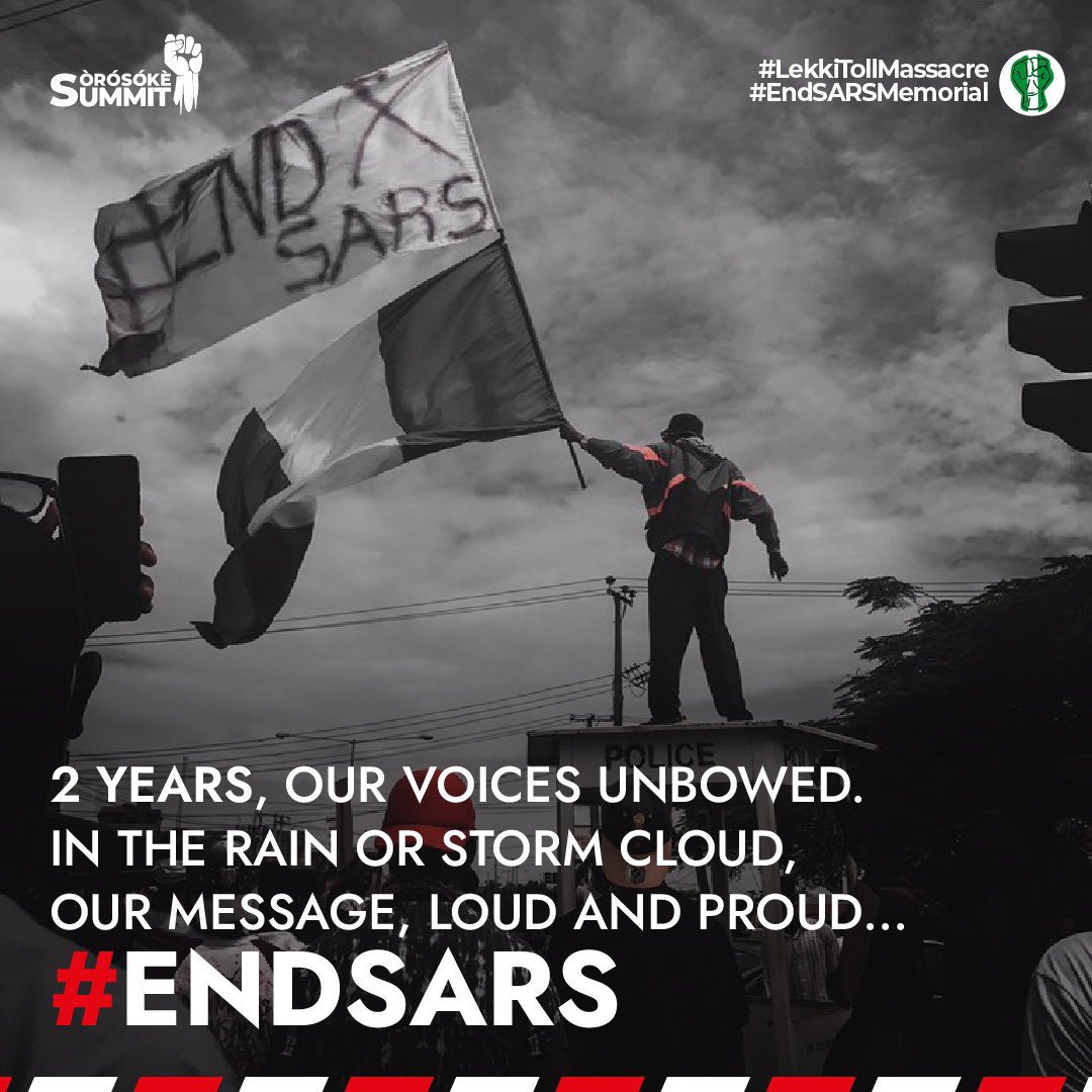 MissPearls's tweet photo. 20-10-20

Who gave the order?

Who pulled the trigger? 

Who denied the massacre? 

Who tried to hide the evidences? 

We will never forget! 

#EndSARS 
#EndSARSMemorial2 
#EndPoliceBrutality 
#LekkiMassacre 
#Lekkitollgate https://t.co/YCNCHKfiWI