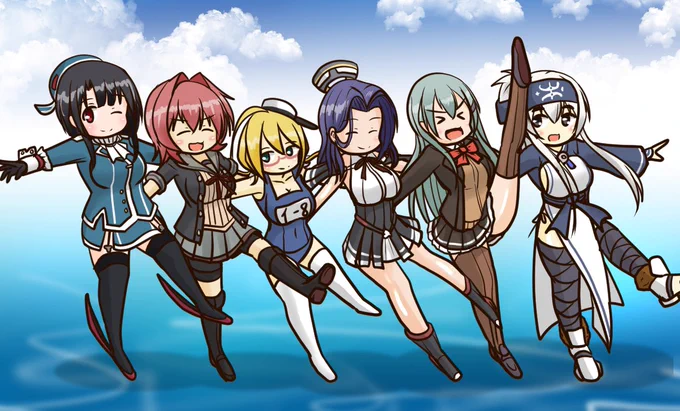艦娘、ウマ娘それぞれの推しベスト6になります。#艦これ#ウマ娘 #みんなも貼ろう突然の推し 