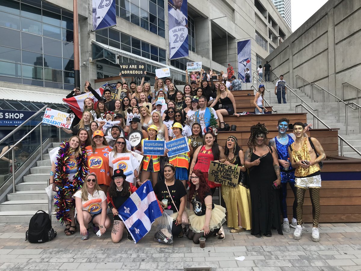 DanSwiftie's tweet photo. With the new album almost here, and the talk of tour heavy in the air, been thinking about the last tour a lot. Can’t wait to be in an arena full of Swifties again singing along with @taylorswift13! #RepTourToronto #TSmidnighTS @taylornation13 https://t.co/GPRrHaXcJy