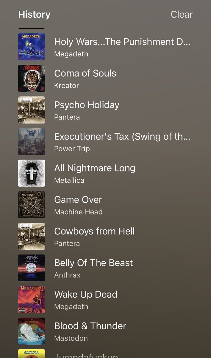 ShmickBackup's tweet photo. Today’s gym playlist shuffling some worthy tunes into mine ears.
#NowPlaying #GymMotivation #WorkoutTracks 🏃♂️ #rock #metal 🤘🏼 https://t.co/9zB6WVRnr6