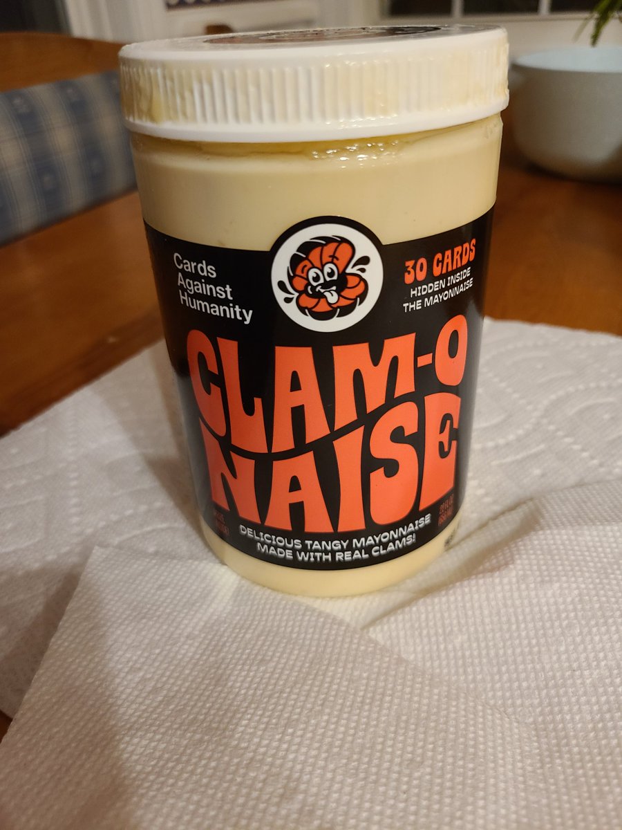 andrewx221's tweet photo. @clamonaise @CAH #clamonaise this is insane, hilarious, and utterly disgusting https://t.co/82wqn4Qni9