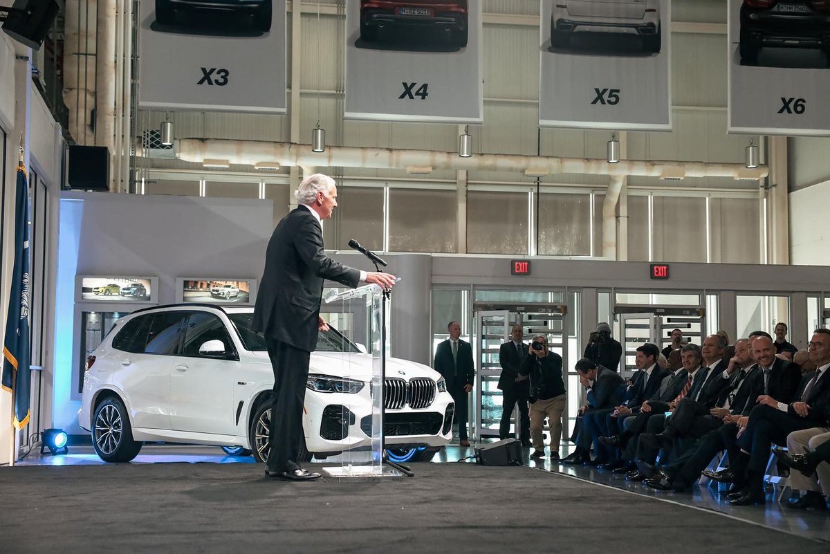 What <a href="/henrymcmaster/">Gov. Henry McMaster</a> said! <a href="/DukeEnergy/">Duke Energy</a> is so proud to have worked alongside #BMW and #PlantSpartanburg for the past 3 decades to grow our state’s economy. Now we look forward to supporting their #EV &amp; #sustainability journey for decades to come.