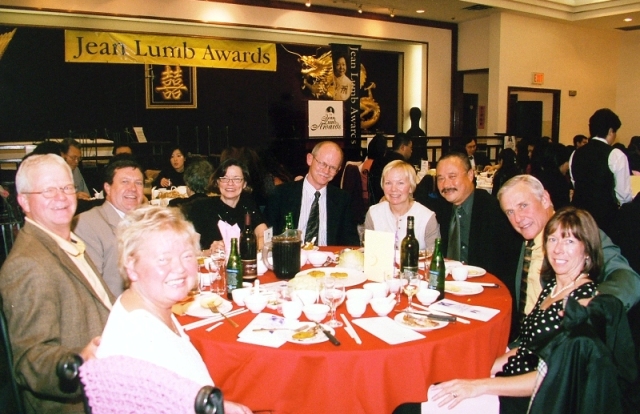 JeanLumbFdn's tweet photo. Just three more sleeps until the 25th Annual Jean Lumb Awards! The Jean Lumb Foundation can't wait to to welcome you back in person again! Pictured here are Murphy &amp; Chung Chartered Accountants, long-time sponsors of the Athletics Award, at our 2005 Jean Lumb Awards. https://t.co/TwYExeRxSC