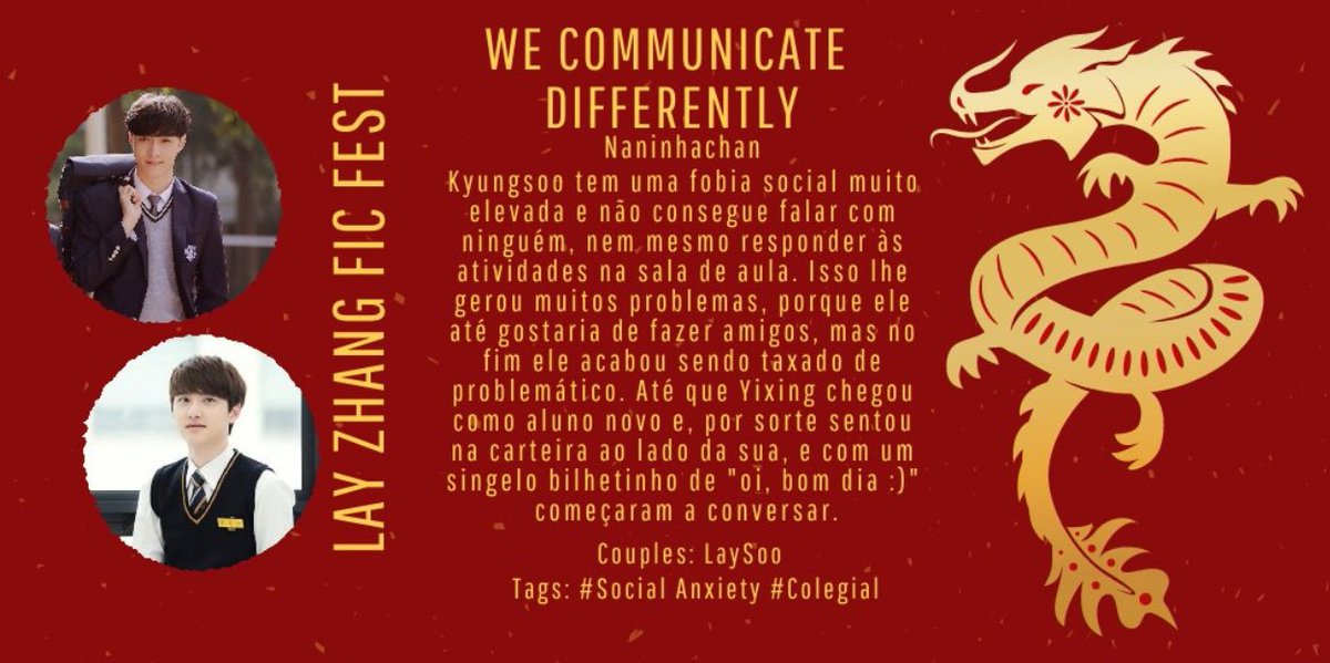 filhadedson's tweet photo. Saiu o segundo capítulo! 

Agradeço a @Monica_mmJoy por ter betado. E @layzhangff pela oportunidade de escrever essa história :] #soolay 

We communicate differently by naninhachan - EXO (Band) https://t.co/HUF5sZBoct via @ao3org https://t.co/swAyjvBkUo