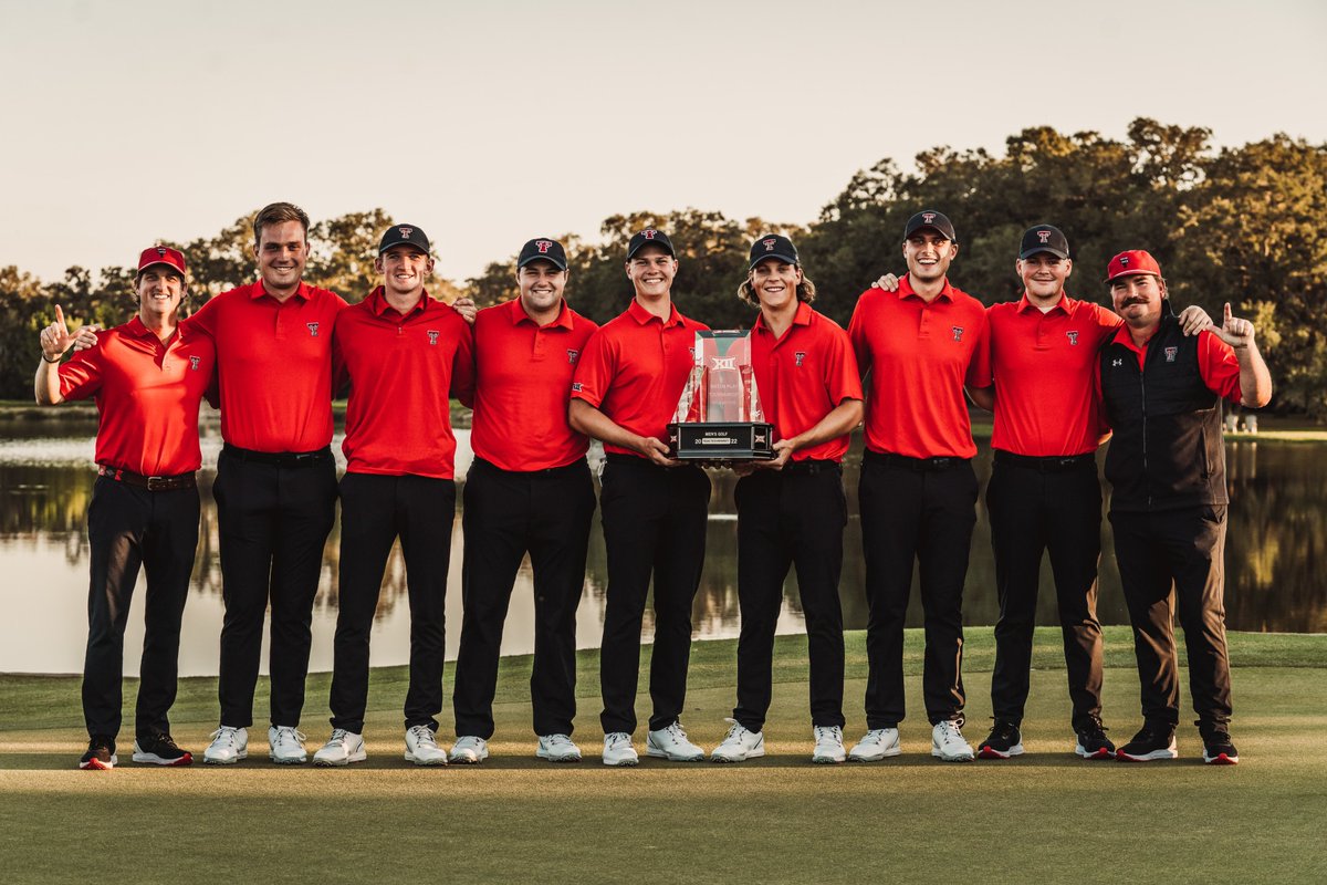 TexasTechMGolf's tweet photo. Ended a special week and the fall with another Big 12 Match Play 🏆

Just the beginning for this special group! 

🔗 - https://t.co/xt4jtbdWNJ

#WreckEm https://t.co/m2OOphR022