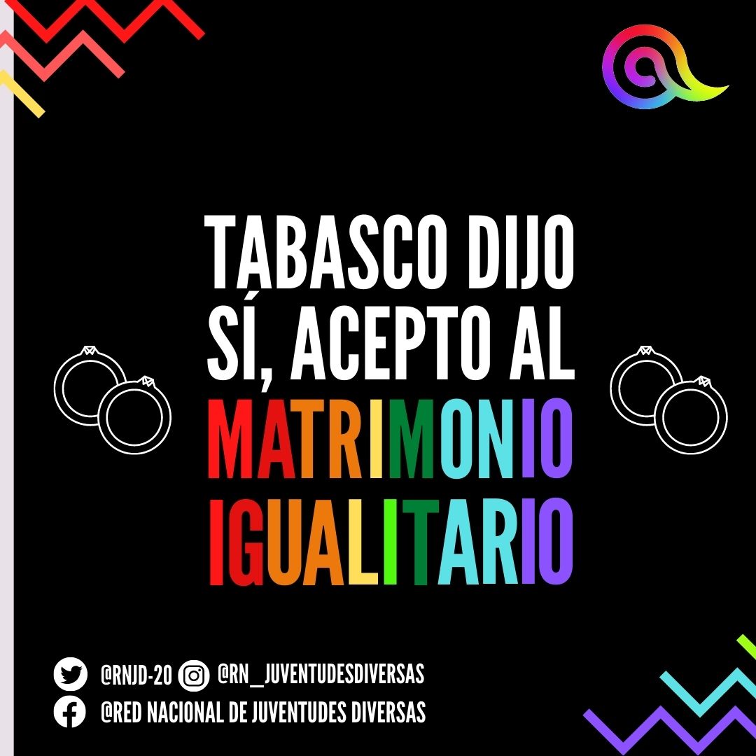 RNJD20's tweet photo. Se aprueba el matrimonio igualitario en el Estado de Tabasco. ♥️🏳️‍🌈🫂

A favor: 23
En contra: 5
Abstención: 7 https://t.co/S4vkP2WlWa