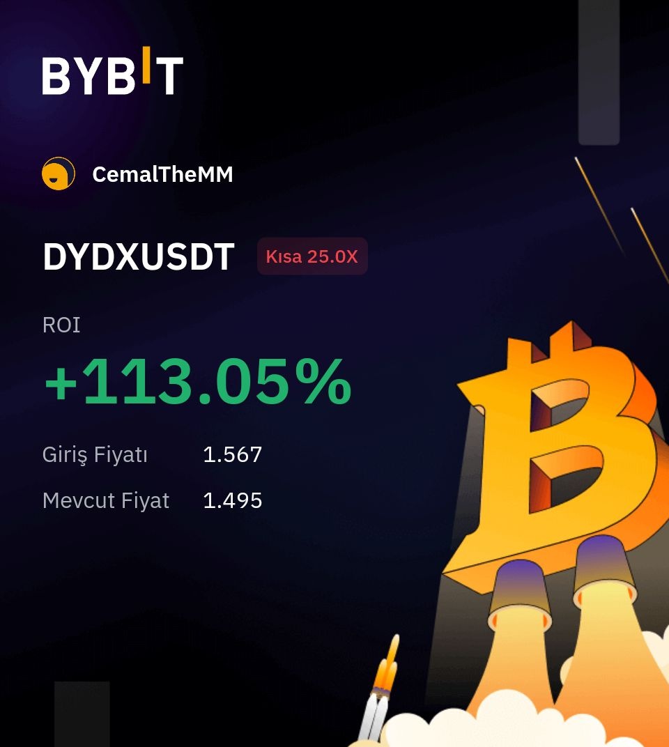 CemalTheMM's tweet photo. Bu shortları burda sonlandırıyorum. Başından beri güzel sabrettik. #Btc de %3 #Eth de %4 #Ftmde %8 ve son olarak baş belası #Dydx ten ise %4.5 civarı bir kâr yakaladık. Değerlendiren bu pozlarda bana eşlik eden herkese afiyet olsun. Bol kazançlarınız olsun💯 https://t.co/PZWYq0ySmW