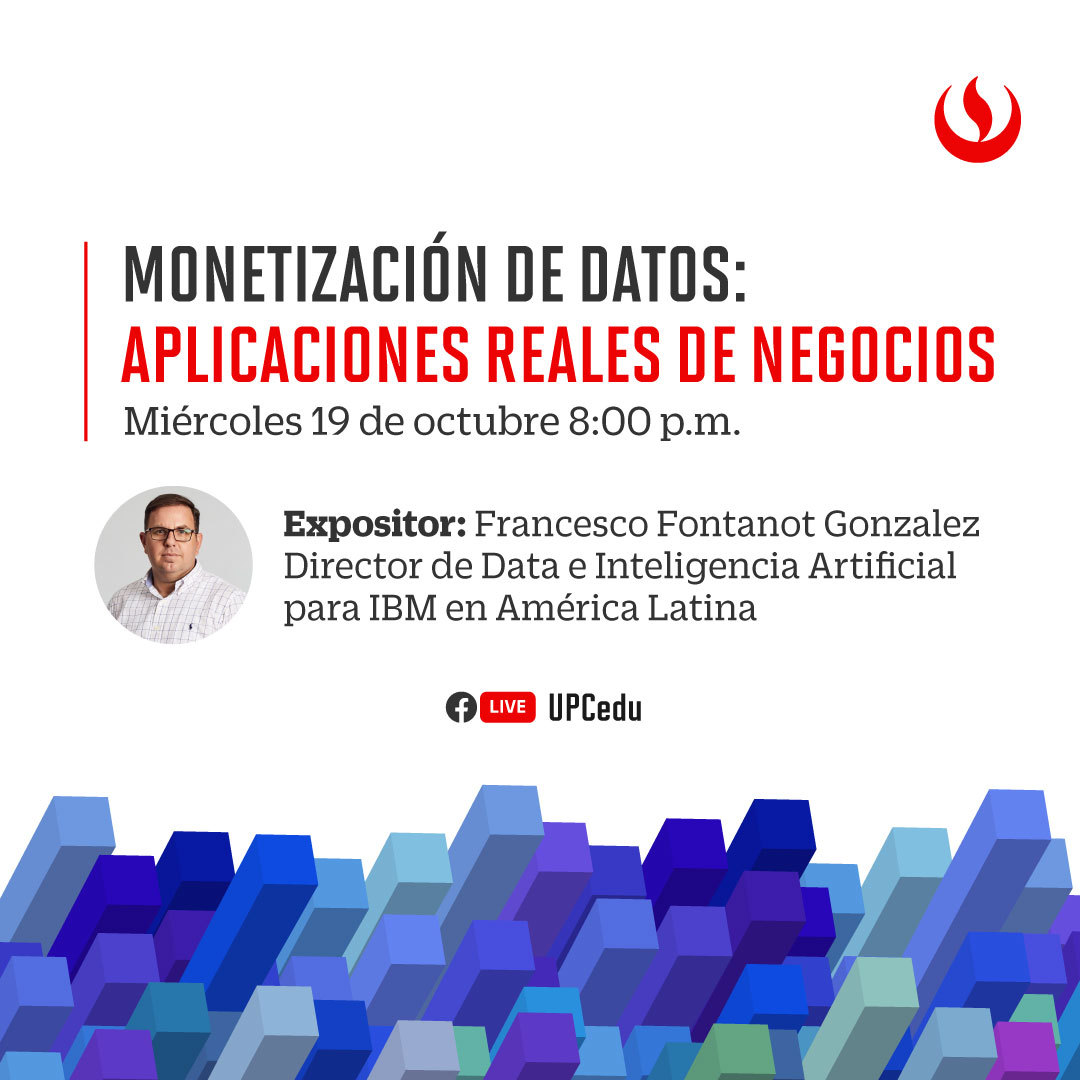 UPCedu's tweet photo. #DataWeekUPC | Monetizar los datos, permitiendo generar eficiencias, mejorar la rentabilidad y cumplir con los requerimientos regulatorios, representa un reto para las organizaciones. En esta sesión mostraremos ejemplos en Latinoamérica. Únete aquí: https://t.co/mnnBuaJfQP https://t.co/gmUBgdJYYf