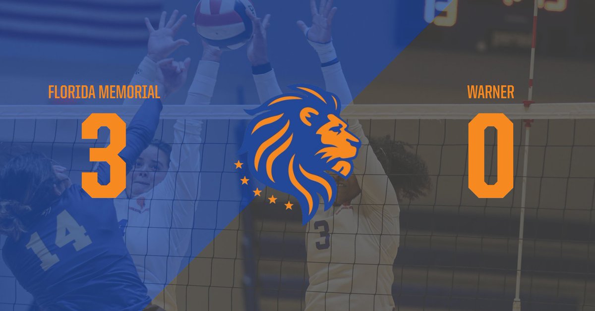 GoFmuLions's tweet photo. FINAL |
FMU 3
Warner 0
Lions win their 4th straight contest!! This time over the Royals in Sun Conference action
#fmu #Lions #volleyball #sunconference #fourstraight π¦π https://t.co/w6UnDV020h