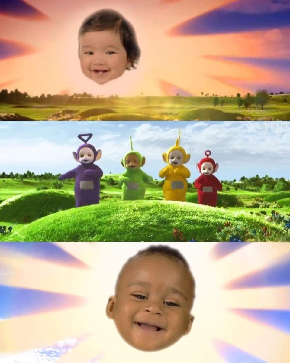 OprimidaRobot's tweet image. Habrá dos soles en el #remake de #teletubbies... un amanecer y un eclipse. 🥰😍😍

Estreno 14 de noviembre, por Netflix