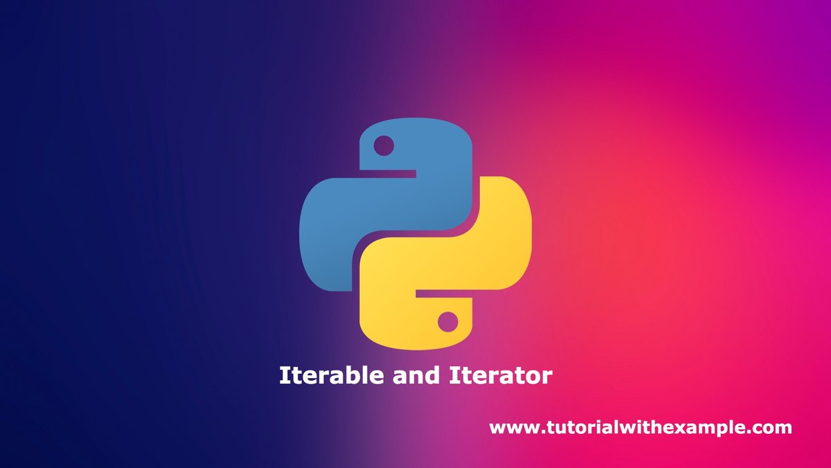 tutorialwithe's tweet image. In any programming language especially python, Iteration simply means to access each item of something one after another generally using a loop.

tutorialwithexample.com/python/iterabl…
#tutorialwithexample #pythonloop #python #100DaysOfCode #100DaysOfCodeChallenge #pythonprogramming