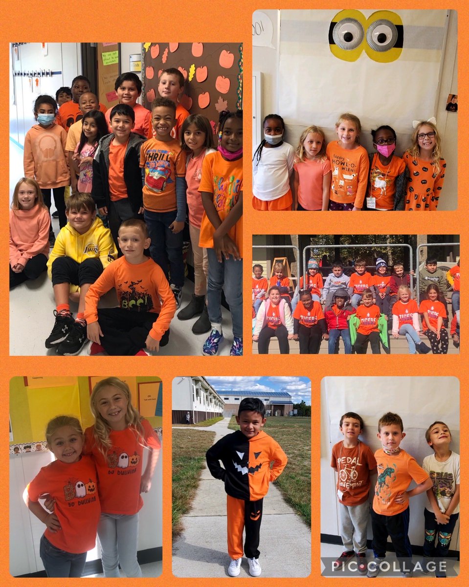 TigersTCMartin's tweet photo. TC Martin Tigers 🐯 are United Against Bullying (even on a field trip)! #ccpsunityday22 #TigerProud #TCMartinTogether #TeamMartin https://t.co/G0r2R9djy7