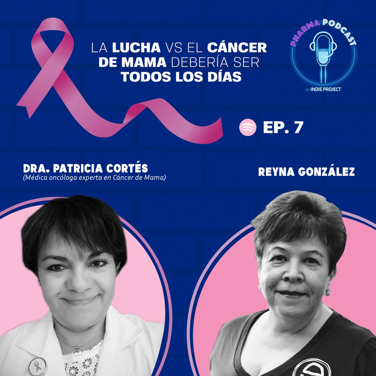 IndieProjectmx's tweet photo. Indie Project se une al Día Mundial de Lucha contra el #CáncerDeMama a través de nuestro #PharmaPodcast donde en compañía de la Dra. Patricia Cortés platicamos de nuestras dudas acerca de la detección temprana y el diagnóstico adecuado.

Spotify: https://t.co/CSHXAXdjh5... https://t.co/ntwvL7E496