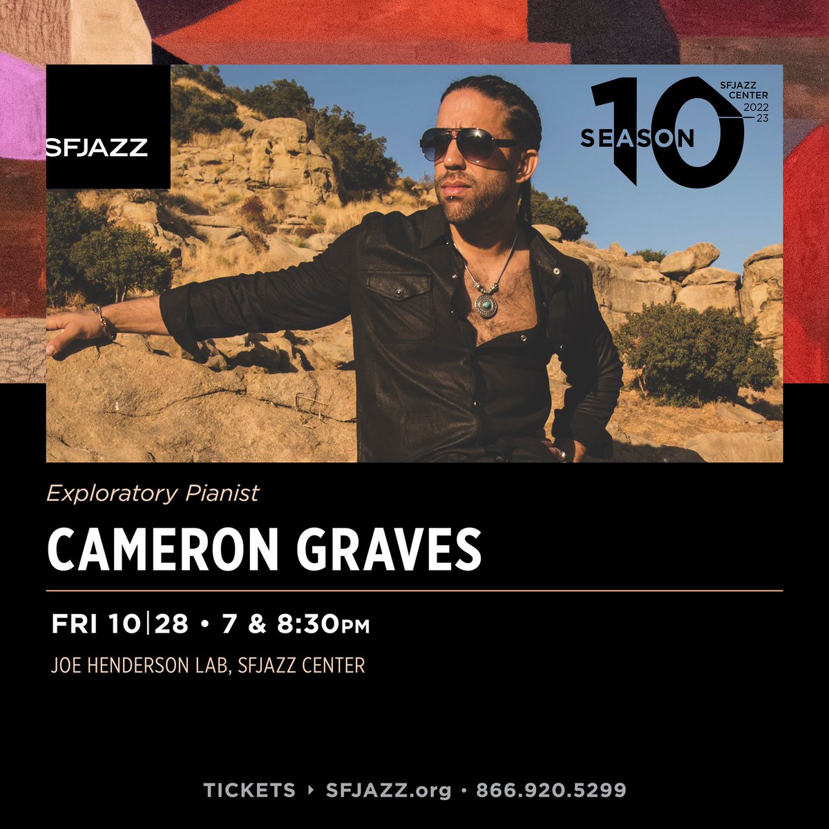 camonpiano's tweet photo. Longtime pianist in saxophonist Kamasi Washington’s band, Cameron Graves brings music from his latest Mack Avenue album, 'Seven' to the SFJAZZ stage Oct 28th. You don’t want to miss this!!Pick up your tickets here. https://t.co/HV30ZoQvzv https://t.co/wFsCijYhfx