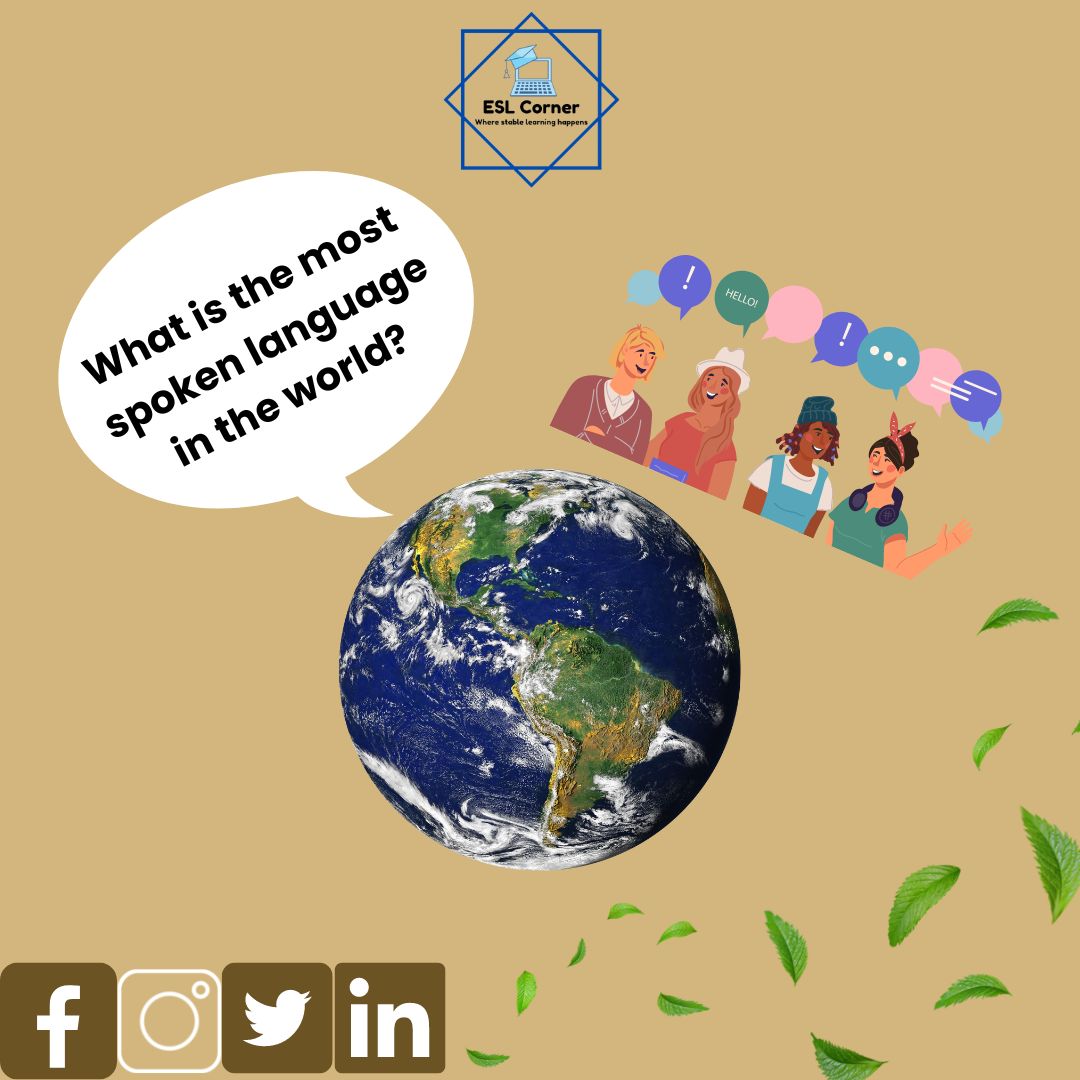 MaribethMenge's tweet photo. What's the most spoken language in the world?🤔
According to World Atlas, more than 1.13 Billion people speak English

#eslcorner #teacherbeth  #eslcornerteacher #esltutor
#grammar #vocabulary #reading

To know more, visit our page on Facebook, Instagram, Twitter, and LinkedIn https://t.co/cacLFHsMIV