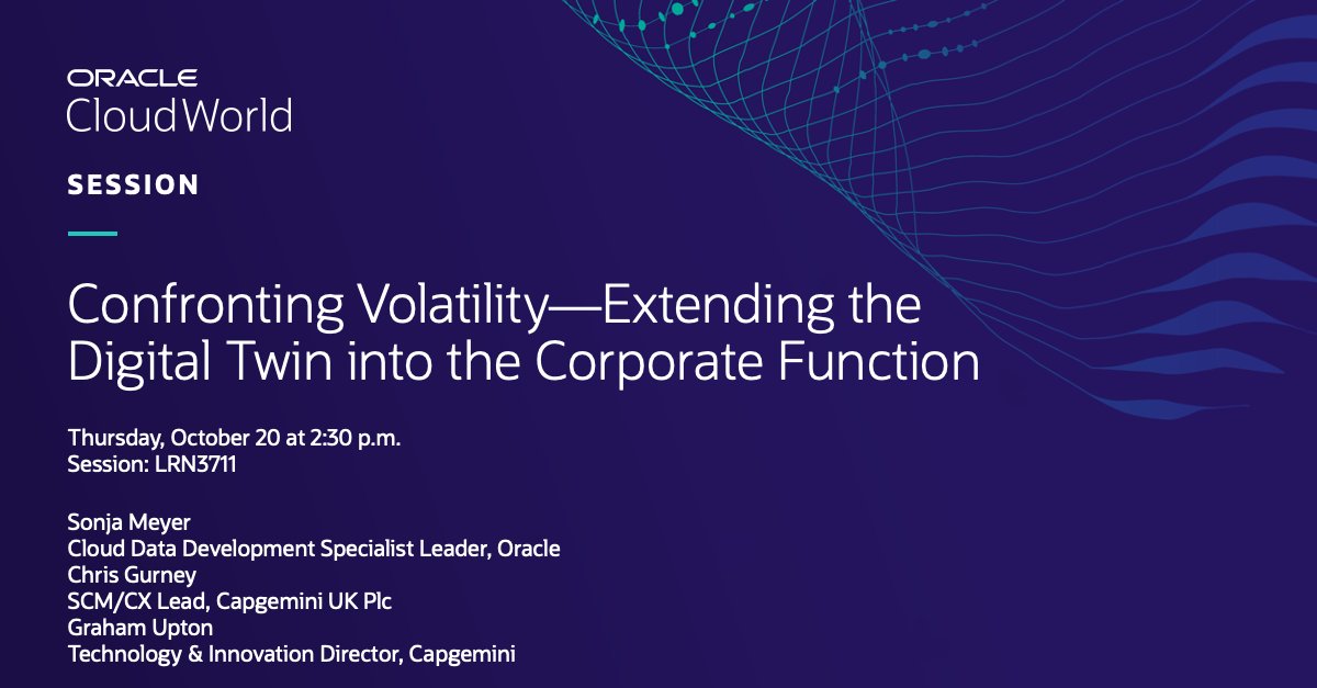 OracleDevs's tweet photo. The Capgemini VIMS project delivers a complete integrated digital ecosystem for industrial & manufacturing environments. See how this unprecedented potential to model the corporate functions can help you better predict & plan for supply chain volatility and failures. #DevNucleus https://t.co/YCIAMoUfPh