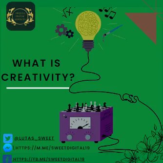 lutas_sweet's tweet photo. Creativity  is the ultimate guide to understanding today’s most important ability and it is one of those traits that people seem to have an intrinsic understanding of, but if you actually ask them to define it, they get tripped up.
 Follow my Facebook: https://t.co/CQAogvL5TJ https://t.co/Td7xGdUC0f