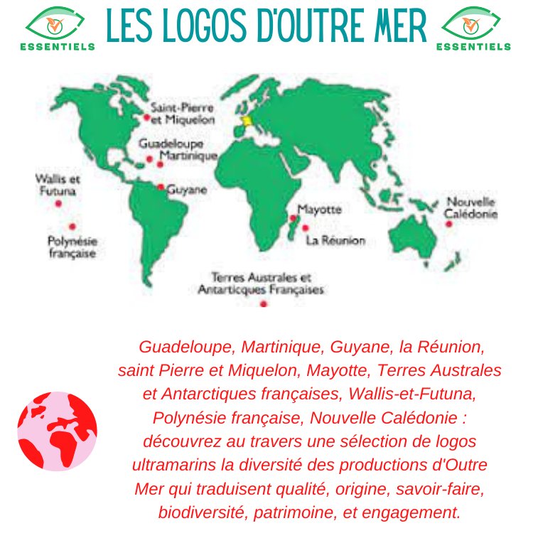 Essentiels Conseils et Stratégie vous propose de découvrir une nouvelle série de logos et labels, plus spécifiquement consacrés aux outre-mers. Sur LinkedIn et Facebook Essentiels Conseils et Stratégie #outremer #qualité #label #origine