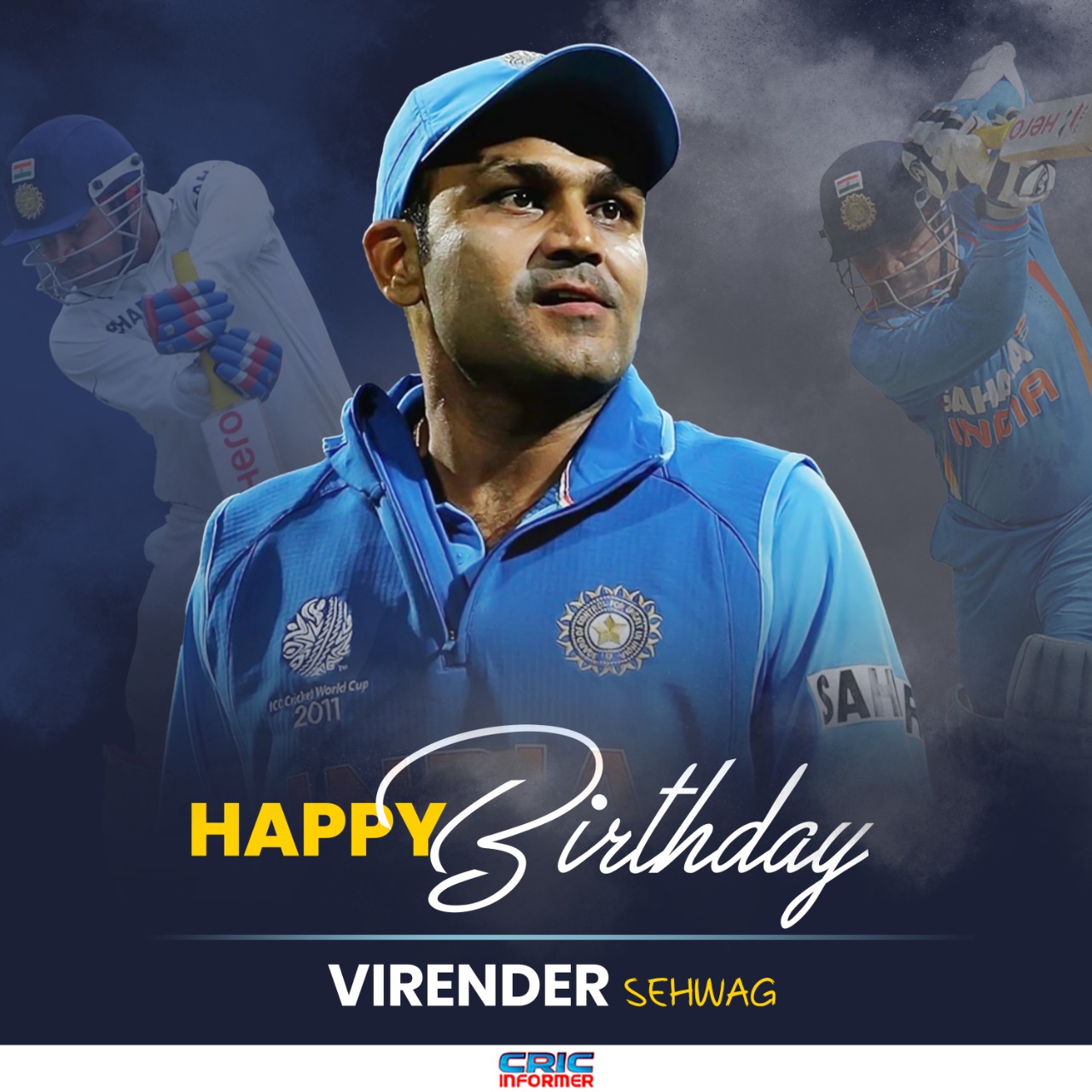 Happy Birthday Virender Sehwag      