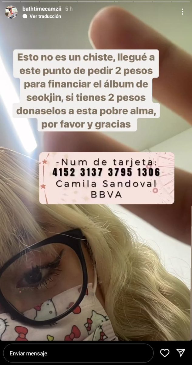 xponiend0pixel_'s tweet photo. En estas historias puso su número de cuenta y nombre para que le depositaran porque estaba desesperada. https://t.co/YM3rc9a80P