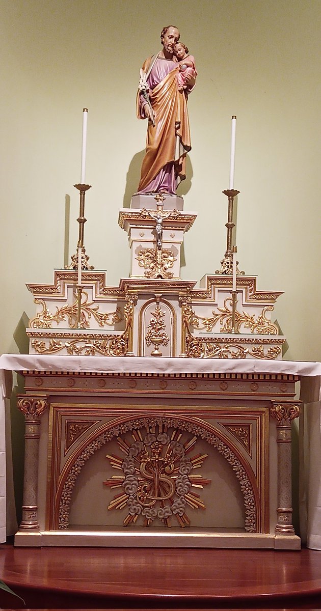 JohnZwicker1's tweet photo. Don't you just love it when #StJoseph's 19th falls on one of his #Wednesday(s)
A prayer for you here, this evening
For those wondering, #FirstWednesdays (#DayOfReparation), the 19th of each month (#MonthAversary), & all Wednesdays are dates to honour #SaintJoseph https://t.co/m38rRSWtBF