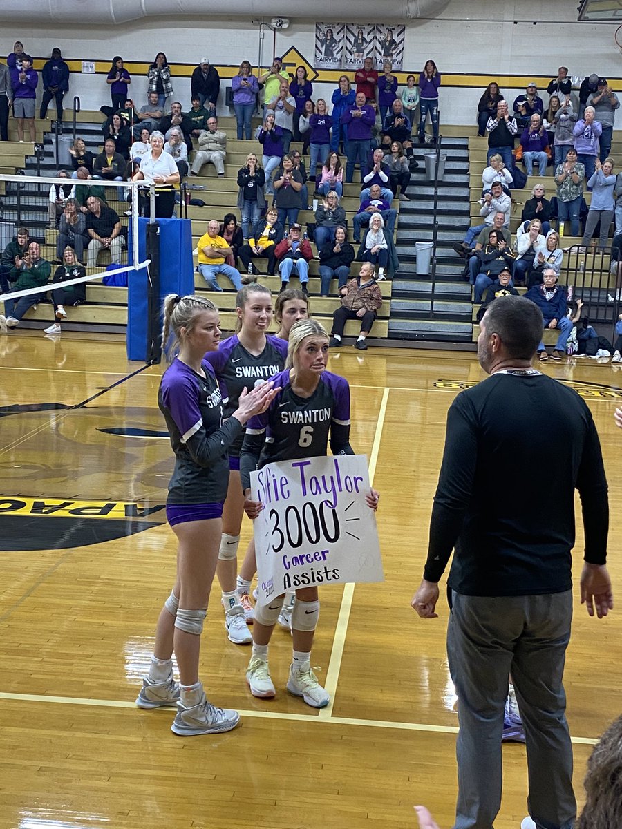 CoachKBorer's tweet photo. Congratulations to Sofie Taylor for tallying her 3,000th career assist tonight! That is a tremendous accomplishment! Only 7 others in the state ever! She would be the first to credit her teammates over the past 4 years! Awesome job! Let’s add more on Monday! https://t.co/jt0bjxpC36