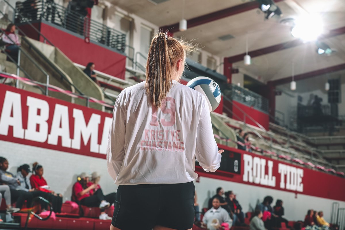 Playing for something bigger than ourselves 💗

#RollTide | <a href="/AlabamaVBall/">Alabama Volleyball</a>