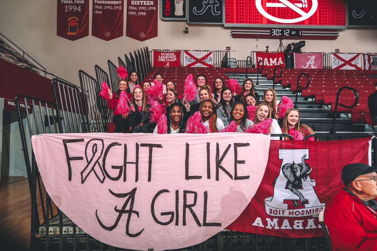UA_Athletics's tweet photo. Playing for something bigger than ourselves 💗

#RollTide | @AlabamaVBall https://t.co/UmPH3viTT1