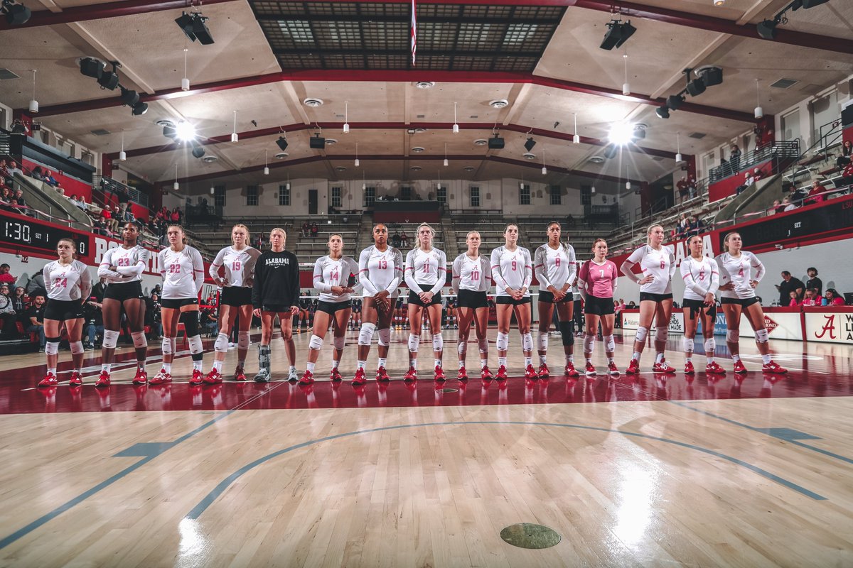 UA_Athletics's tweet photo. Playing for something bigger than ourselves 💗

#RollTide | @AlabamaVBall https://t.co/UmPH3viTT1