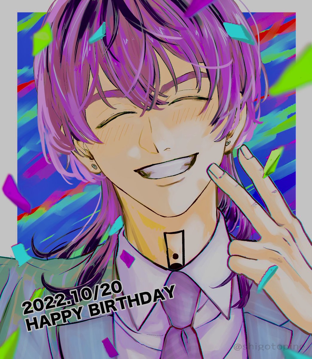 「#灰谷竜胆誕生祭2022 #灰谷竜胆生誕祭2022 大遅刻おめでと 」|睡眠。5/4原稿ﾔﾊﾞｲのイラスト