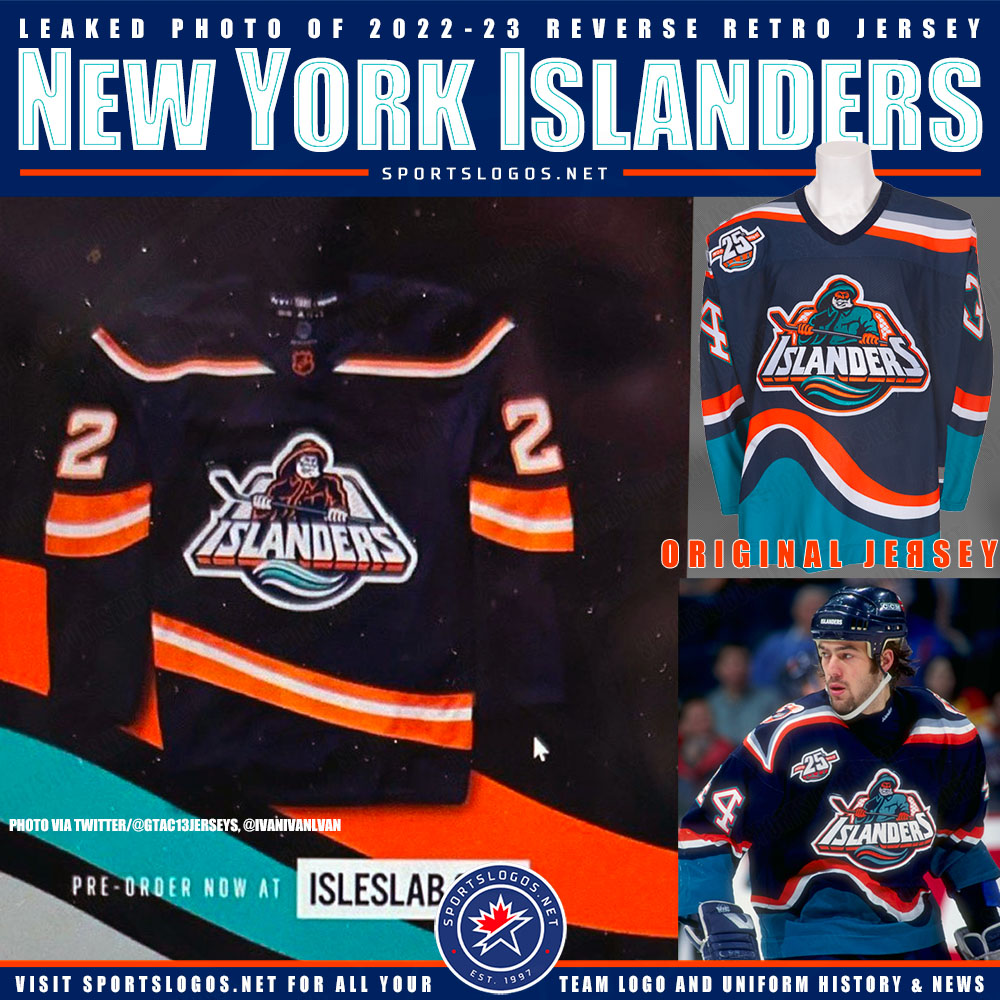 Fanatics Reverse Retro Leak Confirms Fisherman Logo Report? - New York  Islanders Hockey Now