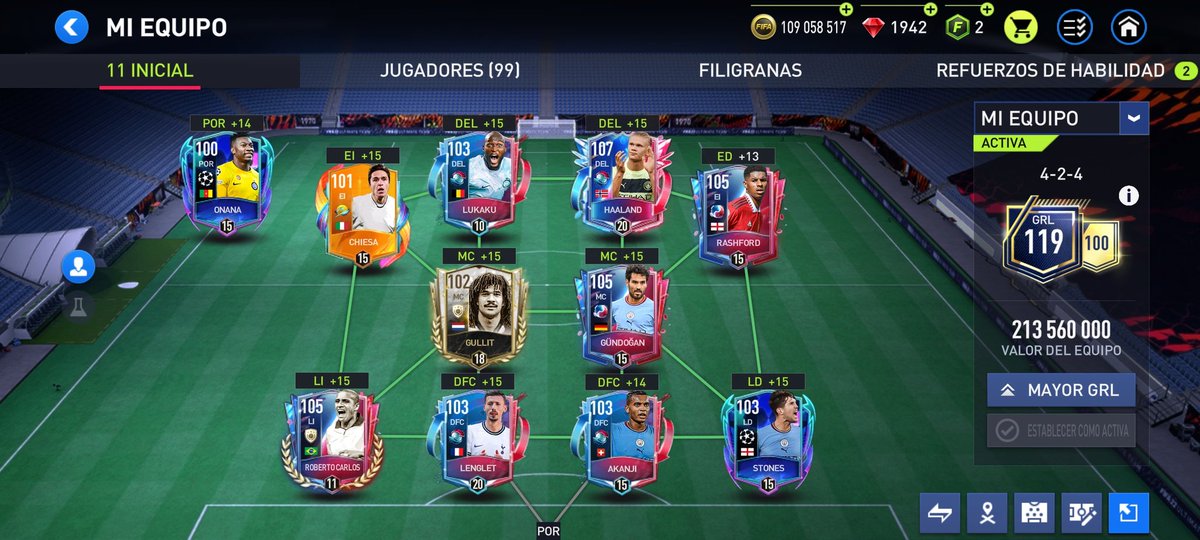 Danielwarrior7's tweet photo. @Gabriel200907 @tutiofifa @nitrofm7 @NeuxFM @FIFA_FS_STAR @jesus_lpa @GiioFifaYT F2P. I con  casi 110 millones esperando a fichar https://t.co/qrboBAtzOY