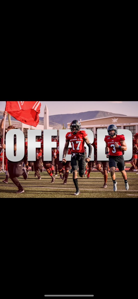 Blessed to receive an offer from Southern Utah 🙏🏾🙏🏾 <a href="/JUCOFFrenzy/">JUCO Football Frenzy</a> <a href="/D1RecruitNation/">D1 Nation</a>