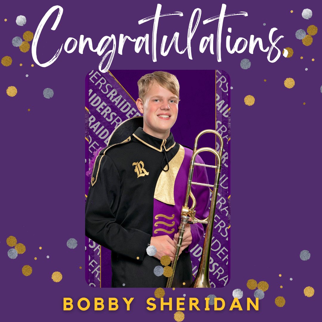 🎶 Please help us congratulate Reynoldsburg senior, Bobby Sheridan, who has been selected to perform with the All-Nationals Honor Ensemble! We are #REYNProud of Bobby and all of his hard work! To learn more about it, visit: tinyurl.com/muf39vj5.