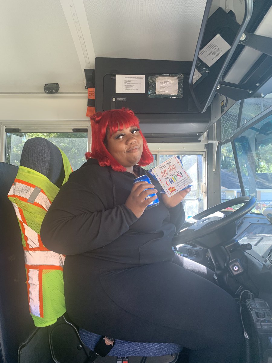 Our bus drivers 🚌 and monitors are “All that and a Bag of Chips!” 🏅🏆💪🏾#Day3 #SchoolBusSafetyWeek #ThankADriver