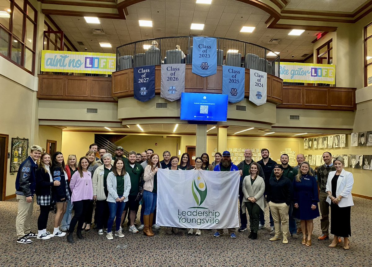 LeadershipYOU's tweet image. Today Leadership Youngsville Class III attended the Education session and toured some of our local schools. They learned about the exceptional educational programs offered here in Youngsville, LA. Our A+ rated schools have a direct impact on our great quality of life!