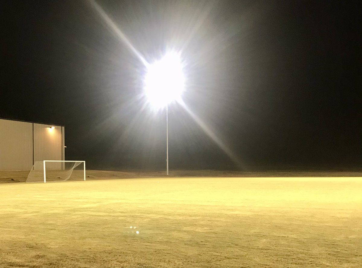 Super exited to have new LED lights at the Peabody soccer field! This will give us game scheduling &amp; practice flexibility going forward. Thanks to the TSSD school administration and school board for making this happen! Salute!
